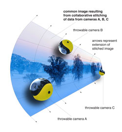 Squito prototype camera ball, US Patent 8237787